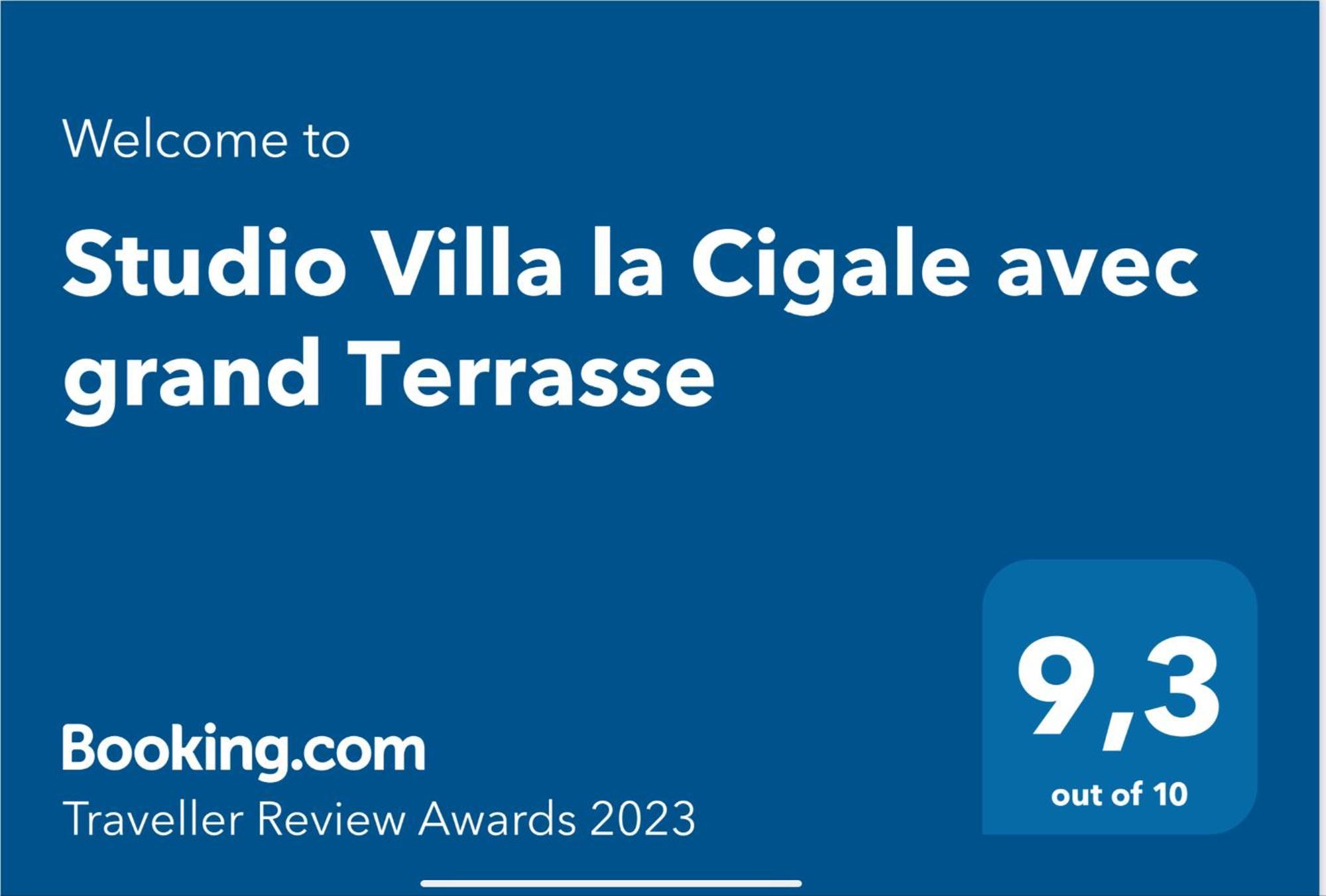 Studio Villa La Cigale Avec Grande Terrasse Menton Exterior photo